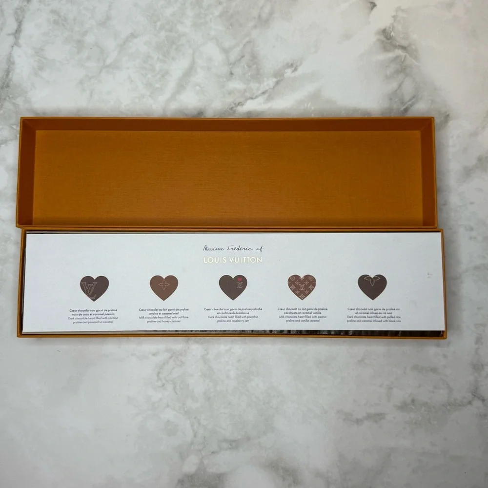 Authentic Louis Vuitton “Le Chocolat – Maxime Frédéric” Gift Box with Ribbon